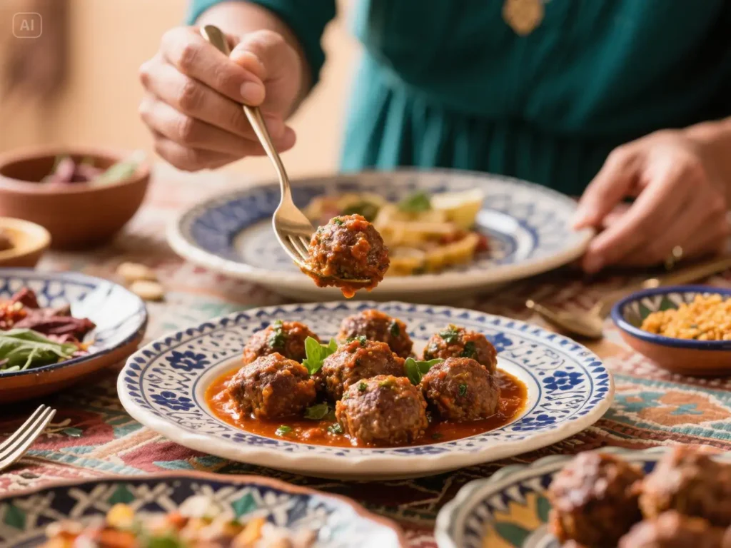 recette de boulette de boeuf marocaine